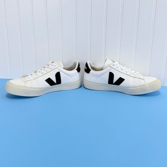 Veja Campo Marsala Women’s Lace Up Logo Sneaker White- Size US 5 - Picture 10 of 17